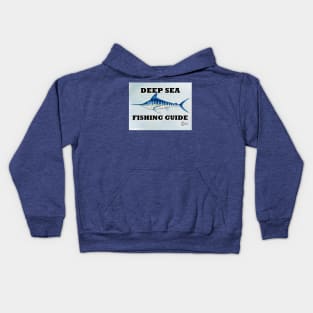 Deep Sea Fishing Guide Kids Hoodie